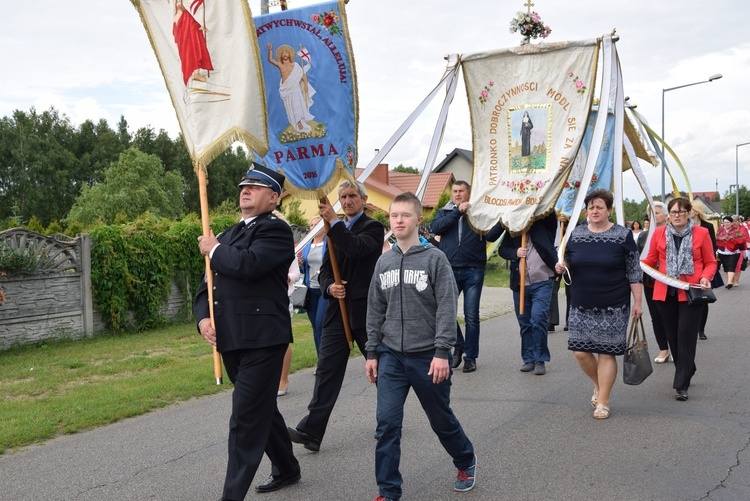 Powitanie ikony MB Częstochowskiej w Bobrownikach