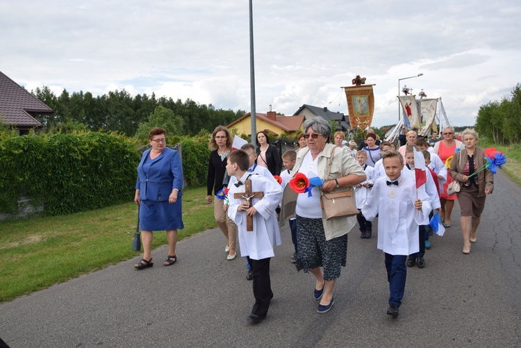 Powitanie ikony MB Częstochowskiej w Bobrownikach