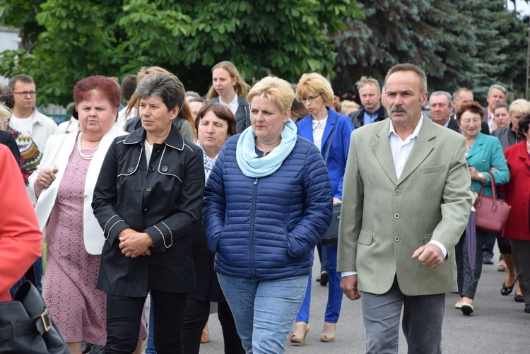 Powitanie ikony MB Częstochowskiej w Bobrownikach