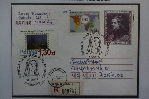 Maryja na znaczkach pocztowych