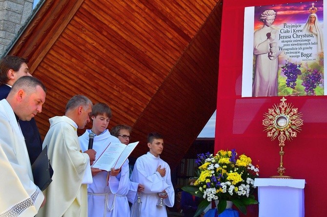 Najświętszy sakrament na Krupówkach