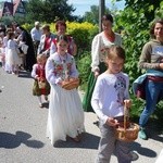 Procesja z widokiem na Tatry w Poroninie 