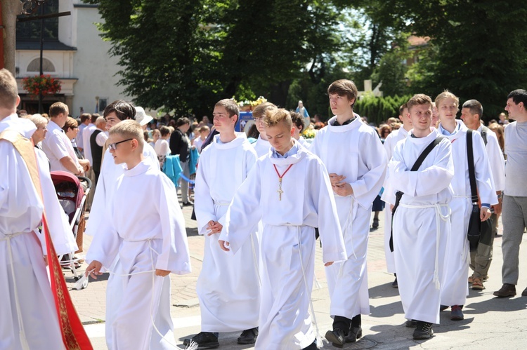 Procesja Bożego Ciała w Żywcu - 2017