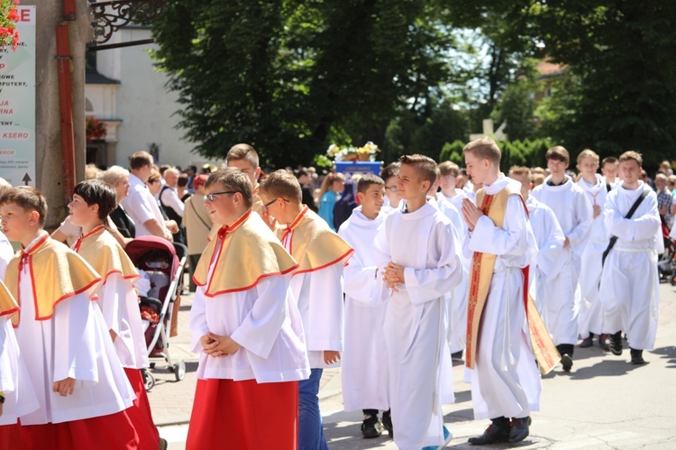 Procesja Bożego Ciała w Żywcu - 2017