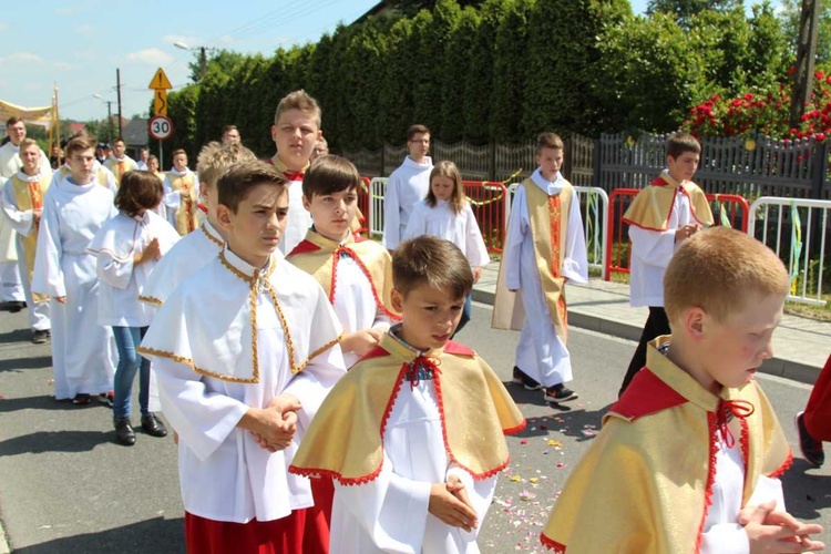 Procesja Bożego Ciała w Bielanach - 2017