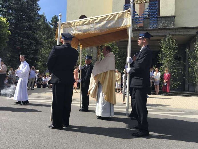 Procesja Bożego Ciała w Czechowicach-Dziedzicach na Lesisku - 2017