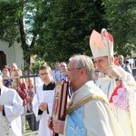 Powitanie MB Częstochowskiej w kościele rektorskim oo. pijarów w Łowiczu