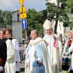 Powitanie MB Częstochowskiej w kościele rektorskim oo. pijarów w Łowiczu