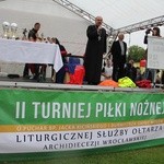 Turniej piłkarski ministrantów w Wołowie (początek)