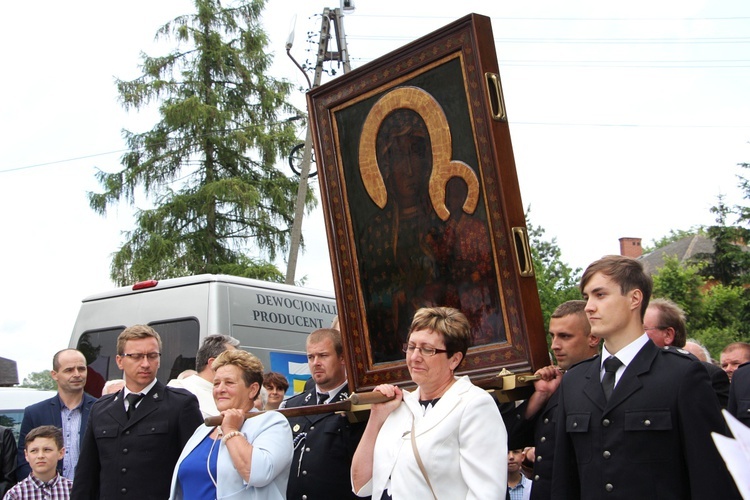 Powitanie ikony MB Częstochowskiej w Nieborowie