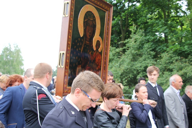 Powitanie ikony MB Częstochowskiej w Nieborowie