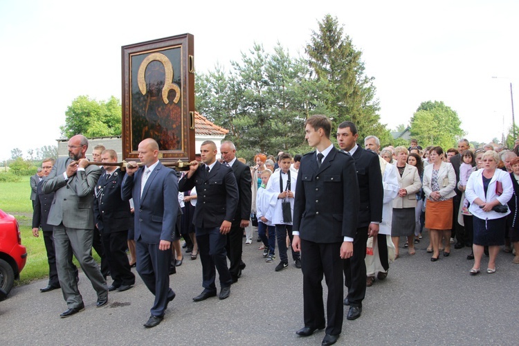 Powitanie ikony MB Częstochowskiej w Nieborowie