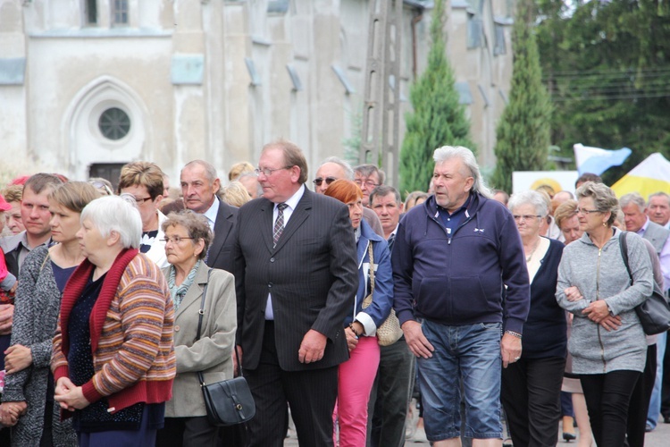 Powitanie ikony MB Częstochowskiej w Nieborowie