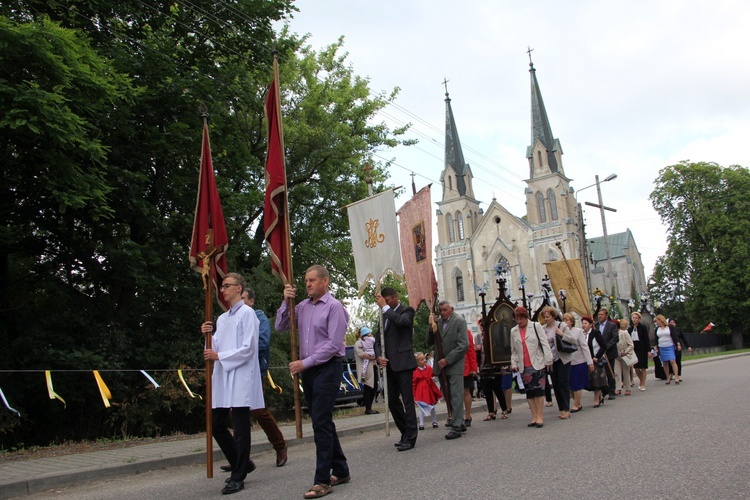 Powitanie ikony MB Częstochowskiej w Nieborowie