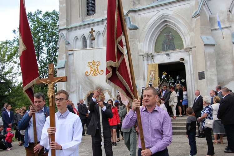 Powitanie ikony MB Częstochowskiej w Nieborowie