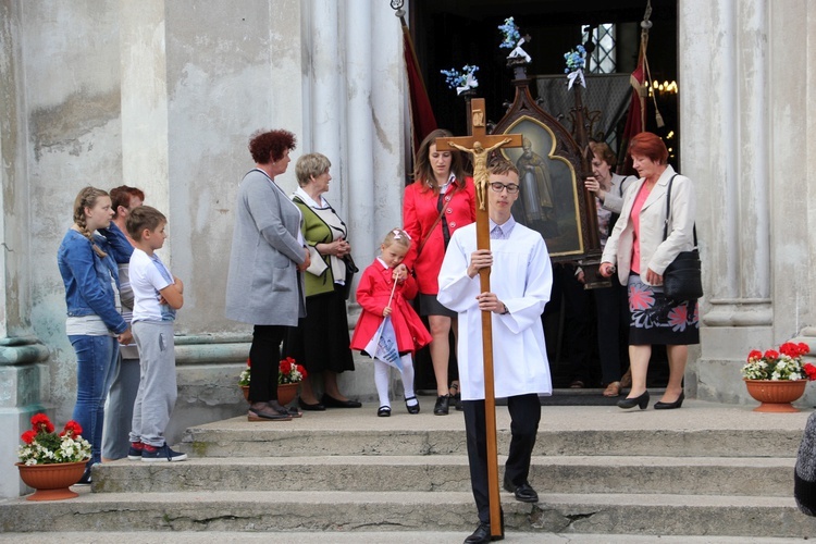 Powitanie ikony MB Częstochowskiej w Nieborowie