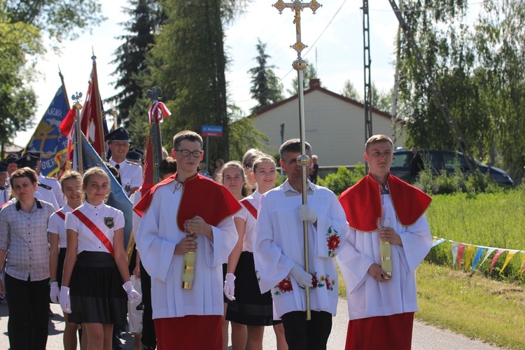 Powitanie ikony MB Częstochowskiej w Bednarach