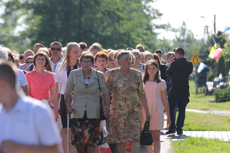 Powitanie ikony MB Częstochowskiej w Bednarach