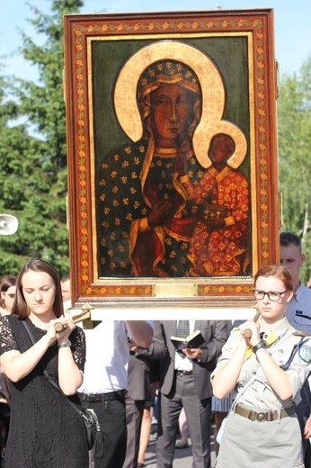 Powitanie ikony MB Częstochowskiej w Bednarach