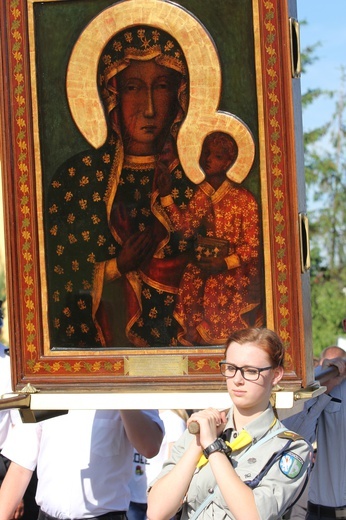 Powitanie ikony MB Częstochowskiej w Bednarach