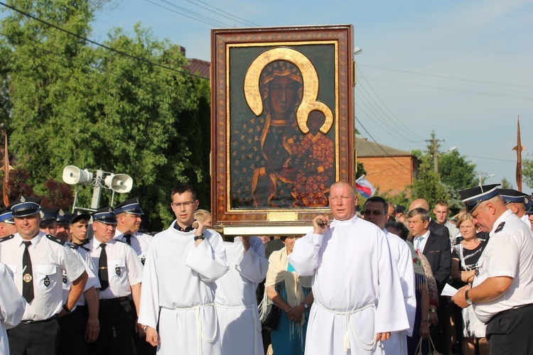 Powitanie ikony MB Częstochowskiej w Bednarach