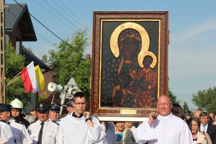 Powitanie ikony MB Częstochowskiej w Bednarach