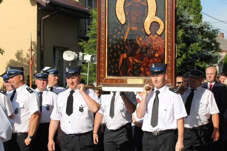 Powitanie ikony MB Częstochowskiej w Bednarach