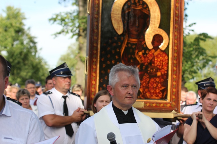 Powitanie ikony MB Częstochowskiej w Bednarach