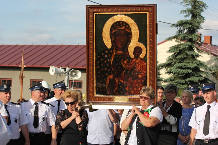 Powitanie ikony MB Częstochowskiej w Bednarach