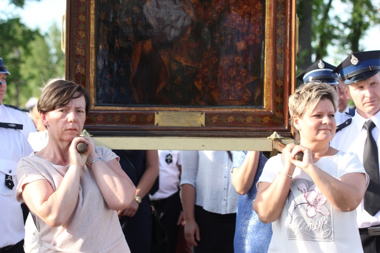 Powitanie ikony MB Częstochowskiej w Bednarach