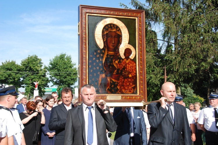 Powitanie ikony MB Częstochowskiej w Bednarach