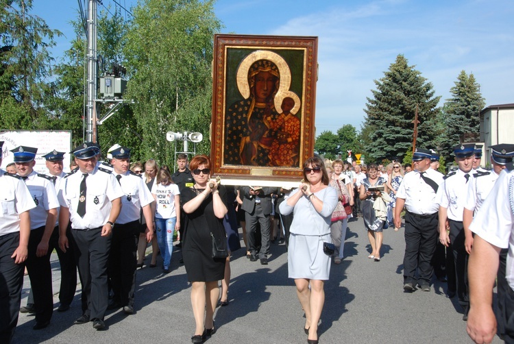 Powitanie ikony MB Częstochowskiej w Bednarach