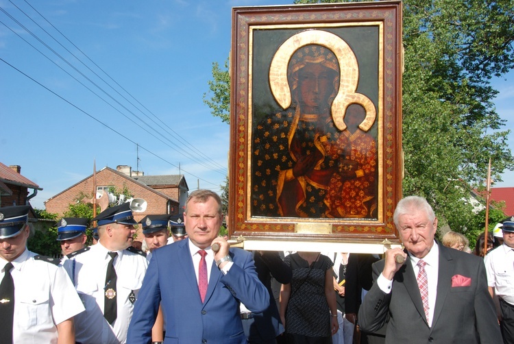 Powitanie ikony MB Częstochowskiej w Bednarach