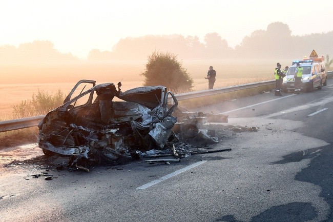 Kierowca polskiego vana zginął w wypadku pod Calais