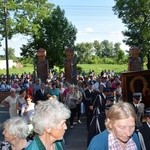 Powitanie ikony MB Częstochowskiej w Kompinie