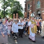 Powitanie ikony MB Częstochowskiej w Kompinie