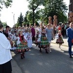 Powitanie ikony MB Częstochowskiej w Kompinie