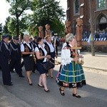 Powitanie ikony MB Częstochowskiej w Kompinie