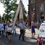 Powitanie ikony MB Częstochowskiej w Kompinie