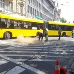 Tramwaj próbował skręcić w Jagiellońską