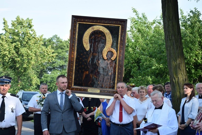 Powitanie ikony MB Częstochowskiej w Kocierzewie