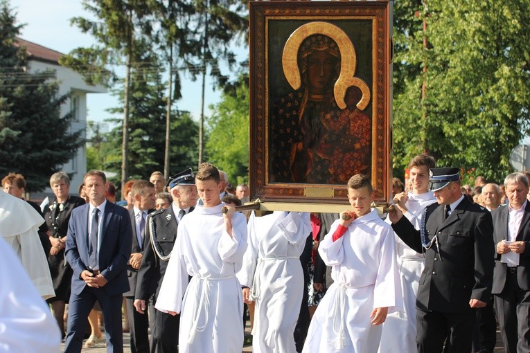 Powitanie ikony MB Częstochowskiej w Boczkach