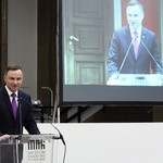 Andrzej Duda na wystawie "#dziedzictwo"