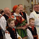 Powitanie ikony MB Częstochowskiej w parafii MB Nieustającej Pomocy w Łowiczu