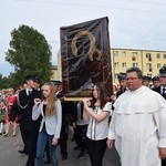 Powitanie ikony MB Częstochowskiej w parafii MB Nieustającej Pomocy w Łowiczu