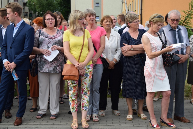 Powitanie ikony MB Częstochowskiej w parafii MB Nieustającej Pomocy w Łowiczu