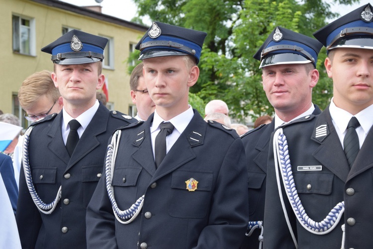 Powitanie ikony MB Częstochowskiej w parafii MB Nieustającej Pomocy w Łowiczu