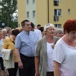 Powitanie ikony MB Częstochowskiej w parafii MB Nieustającej Pomocy w Łowiczu