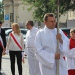 Powitanie ikony MB Częstochowskiej w katedrze łowickiej