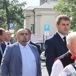 Powitanie ikony MB Częstochowskiej w katedrze łowickiej